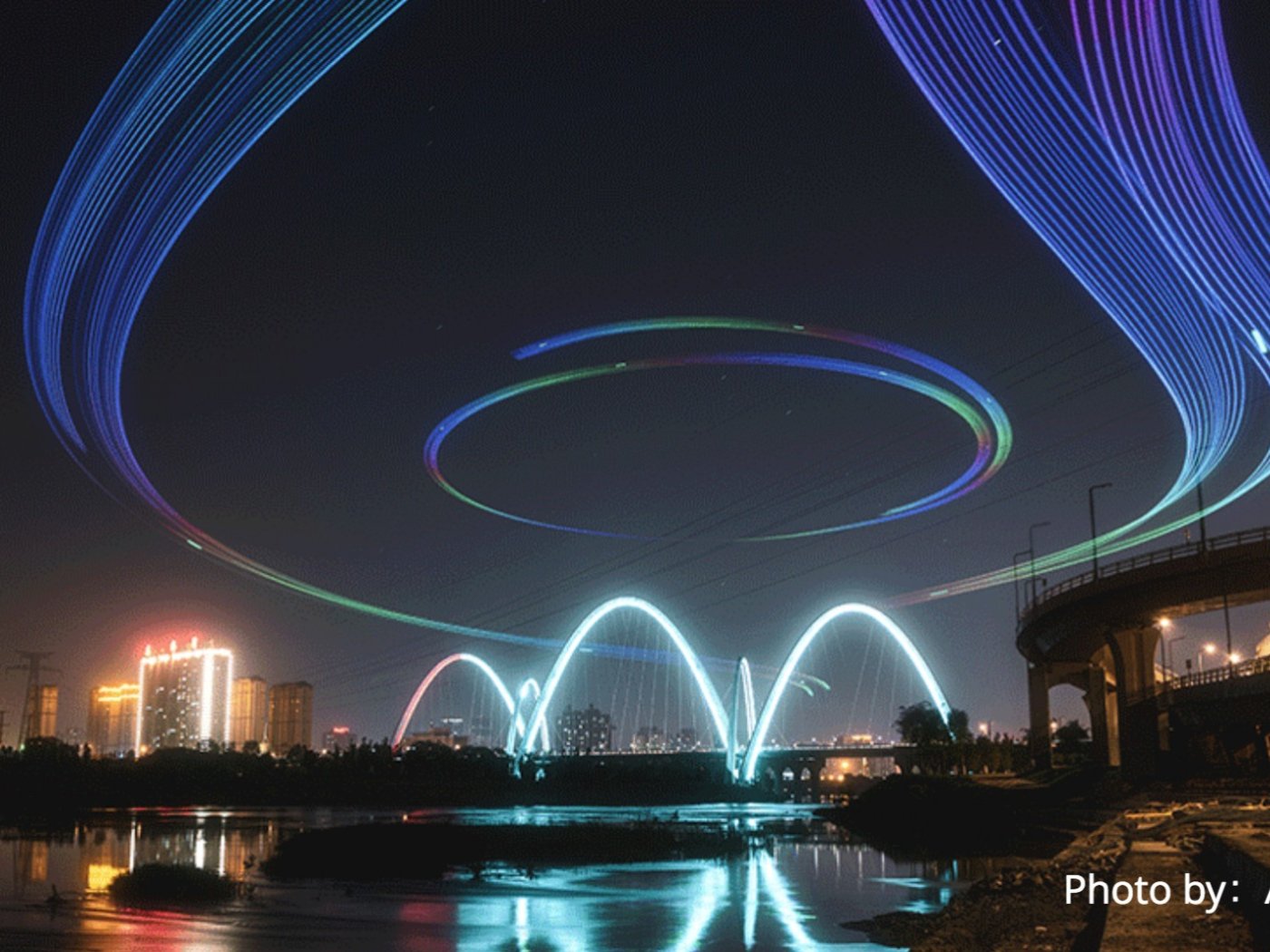 DJI Mavic Pro světelné LED oblouky