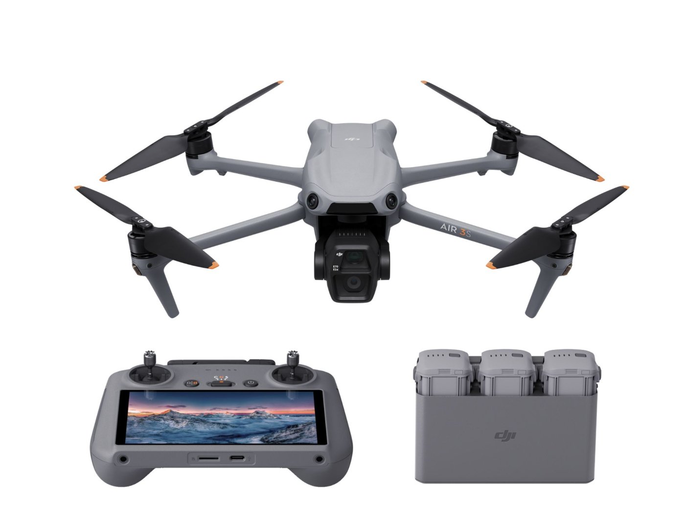 DJI Air 3S Fly More Combo + DJI RC 2