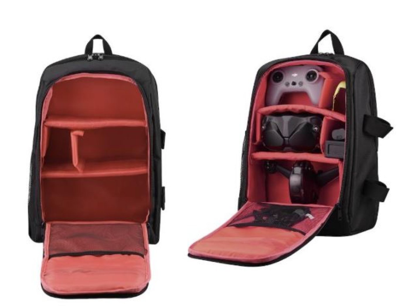 DIY nylonový batoh na DJI FPV závodní dron