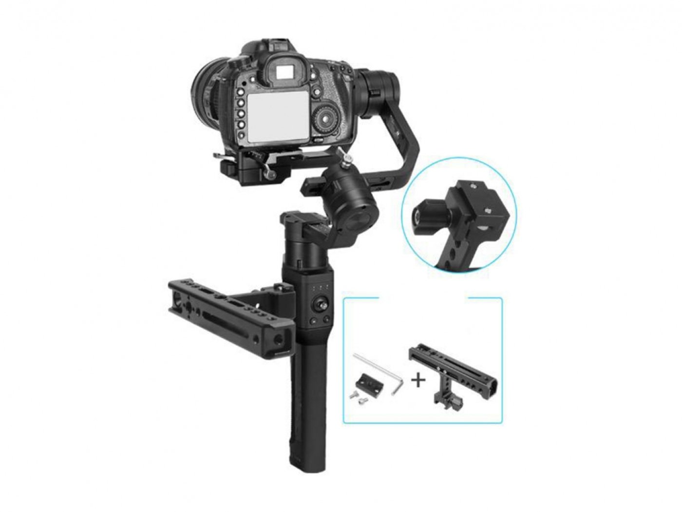 Adaptér z hliníkové slitiny na stabilizátor DJI RS 4 / RS 4 Pro
