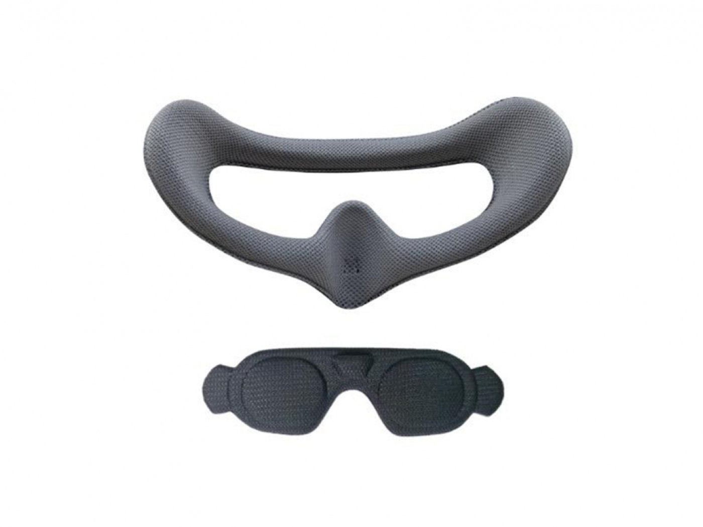 Šedé pěnové polstrování a ochrana čoček na DJI Goggles 3
