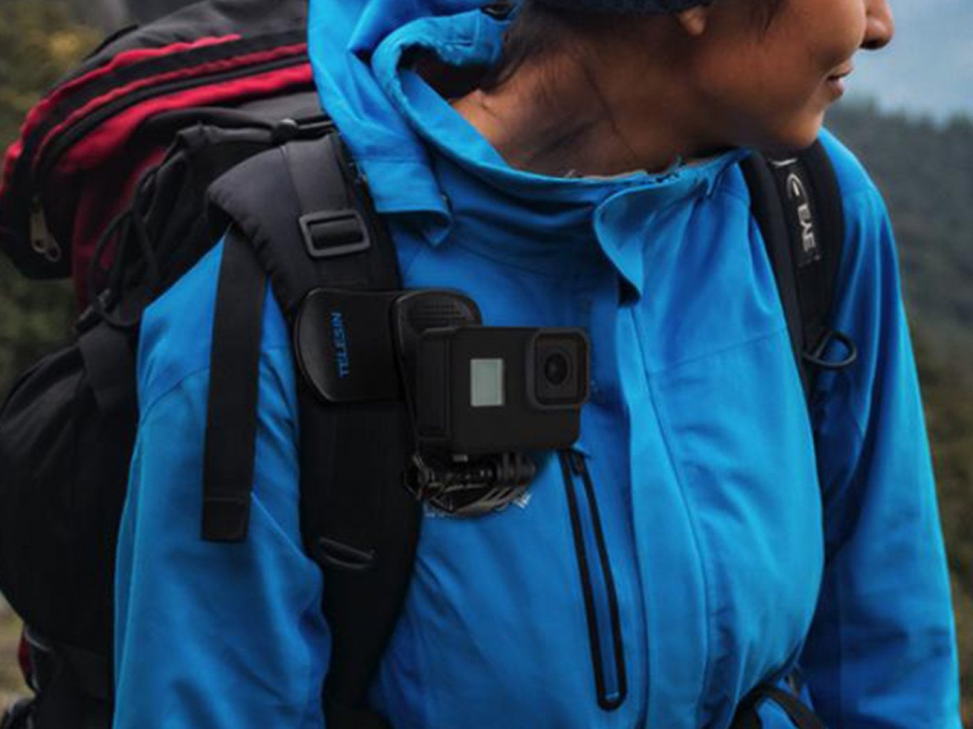 Klip na batoh pro akční kameru