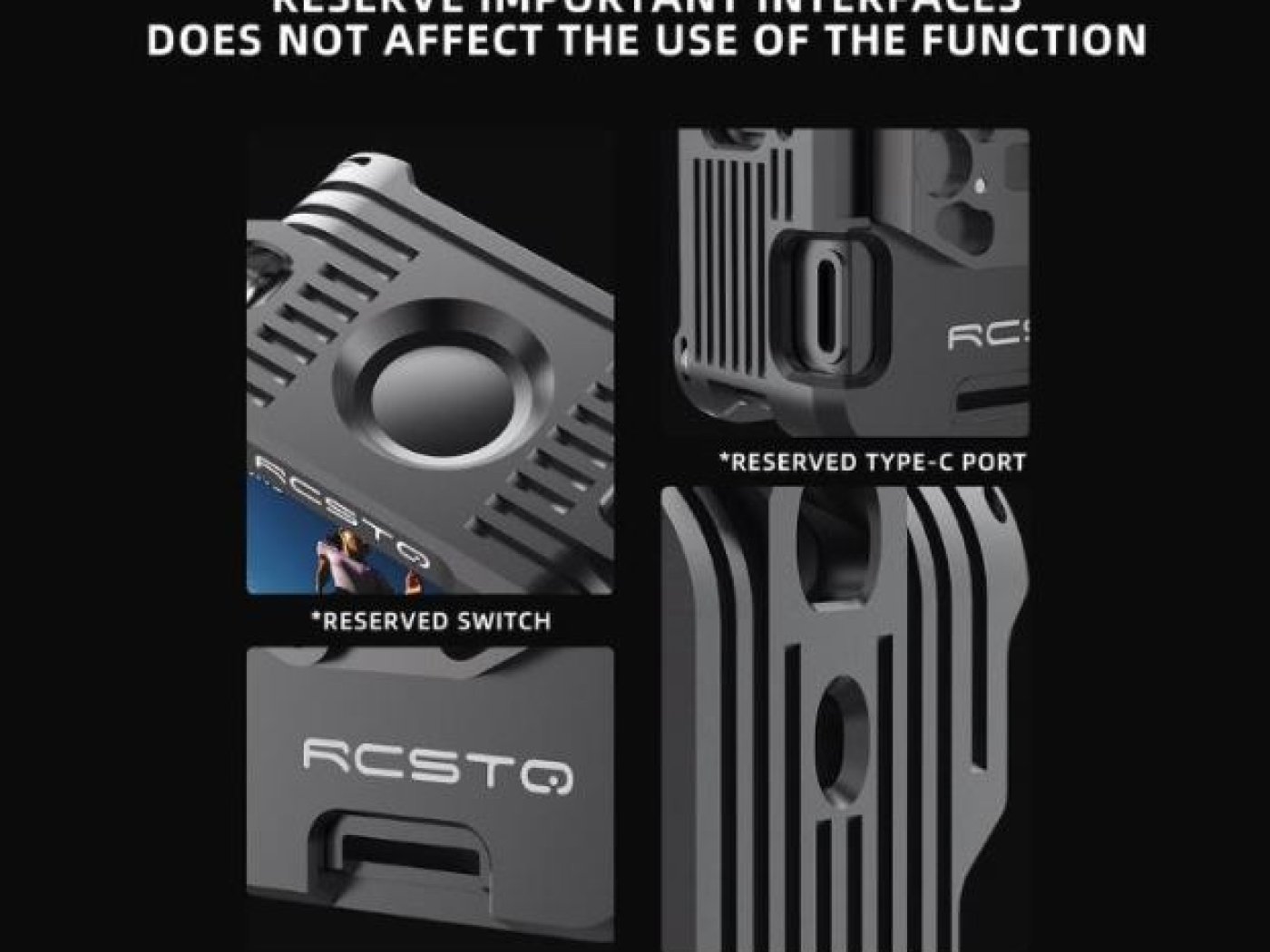 Hliníkový rám s UV filtrem na DJI Action 2