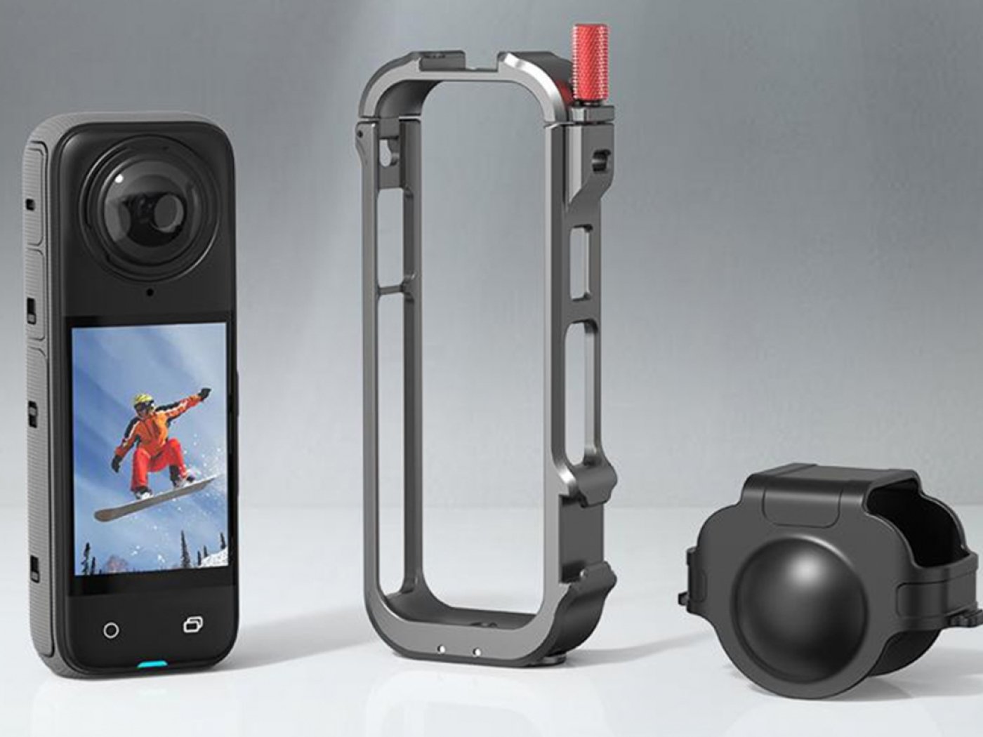 Rám a ochrana objektivu na kameru Insta360 X4