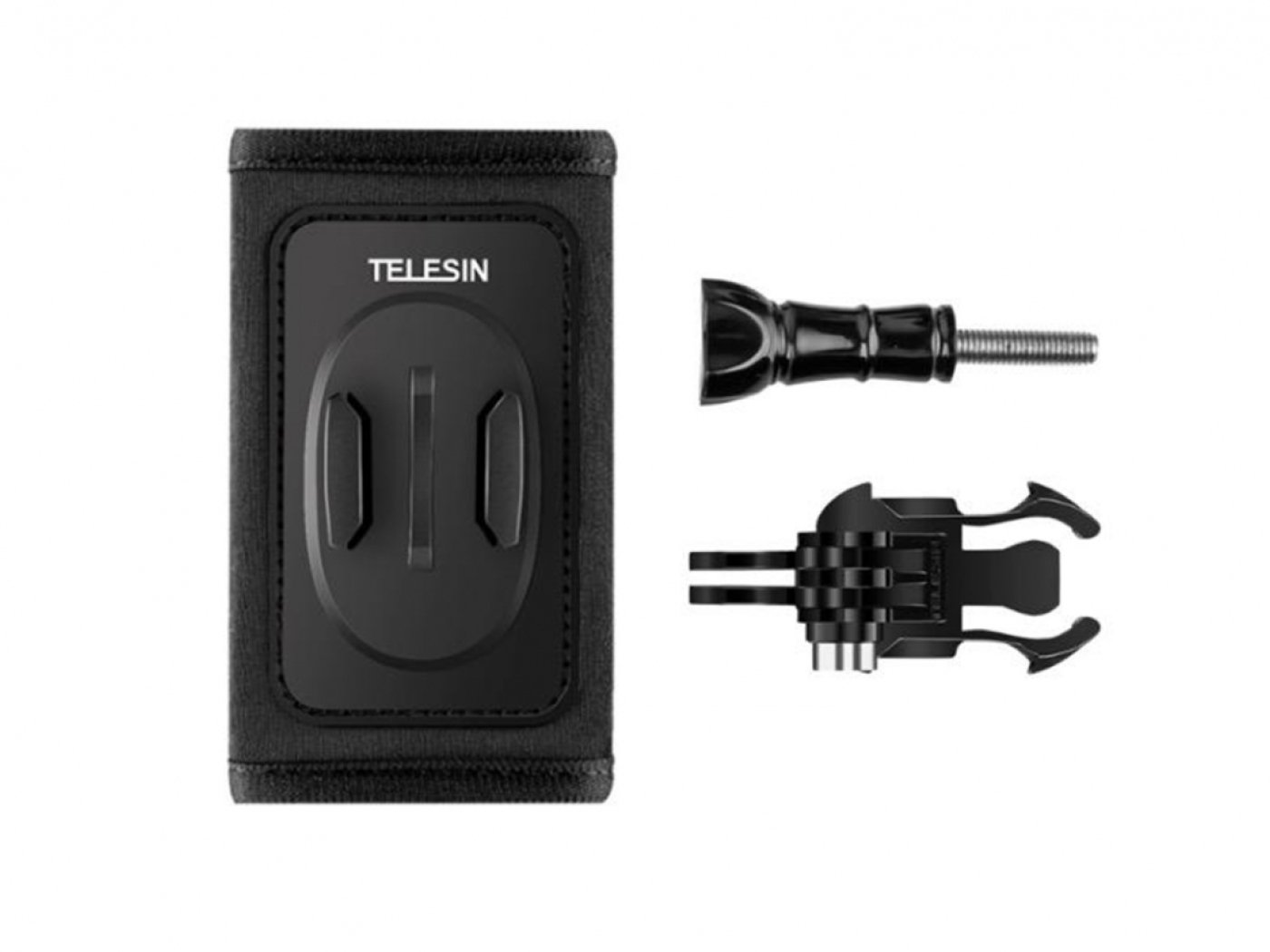 Popruh se sponou J-Hook pro připojení akční kamery na batoh