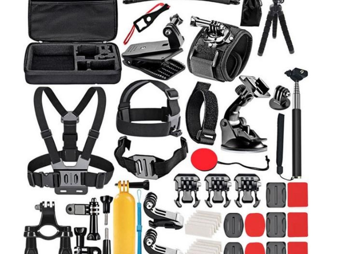 Sada příslušenství pro akční kameru (50 ks)