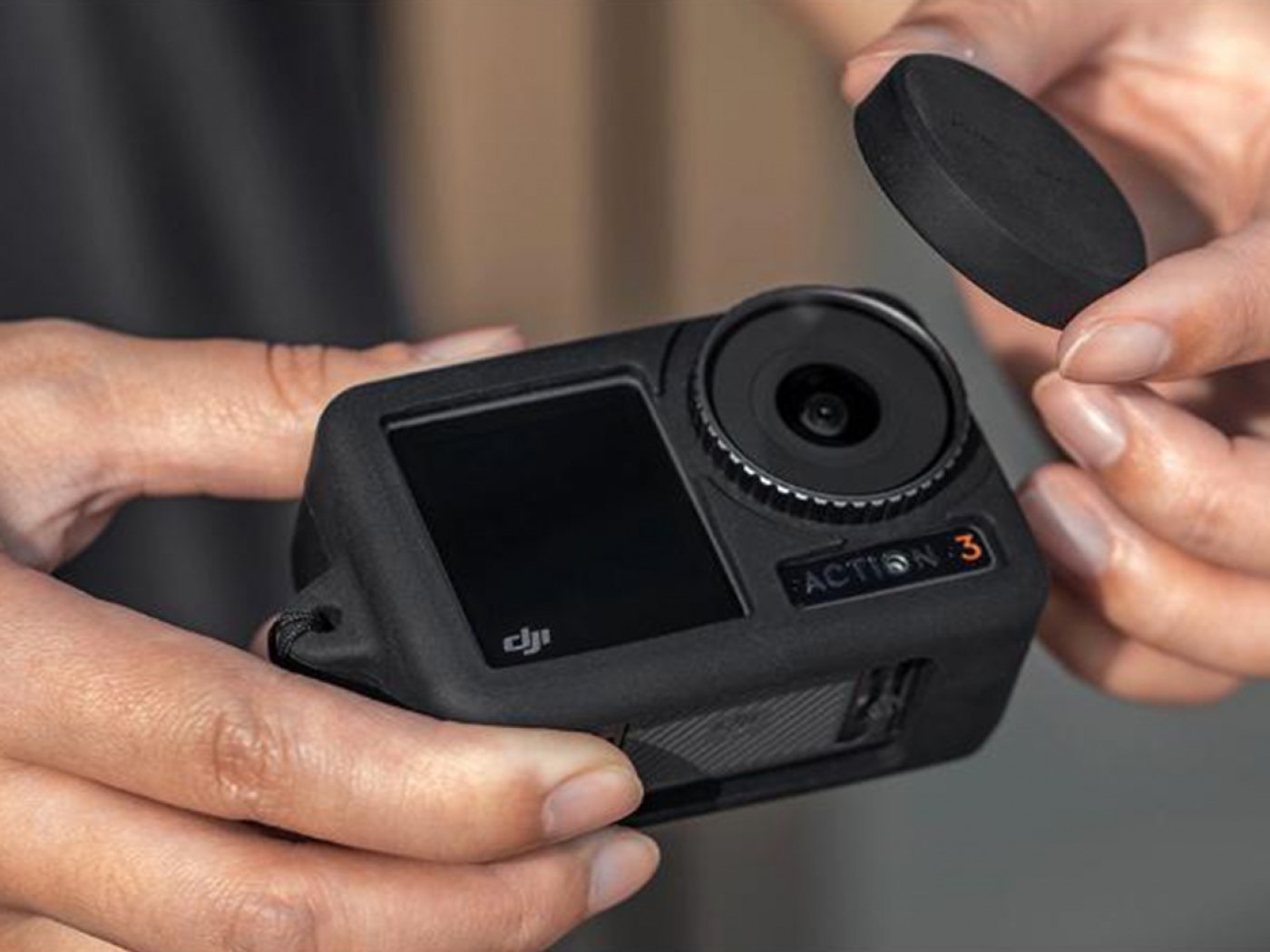 Pgytech silikonový kryt s poutkem na kameru DJI Osmo Action 3