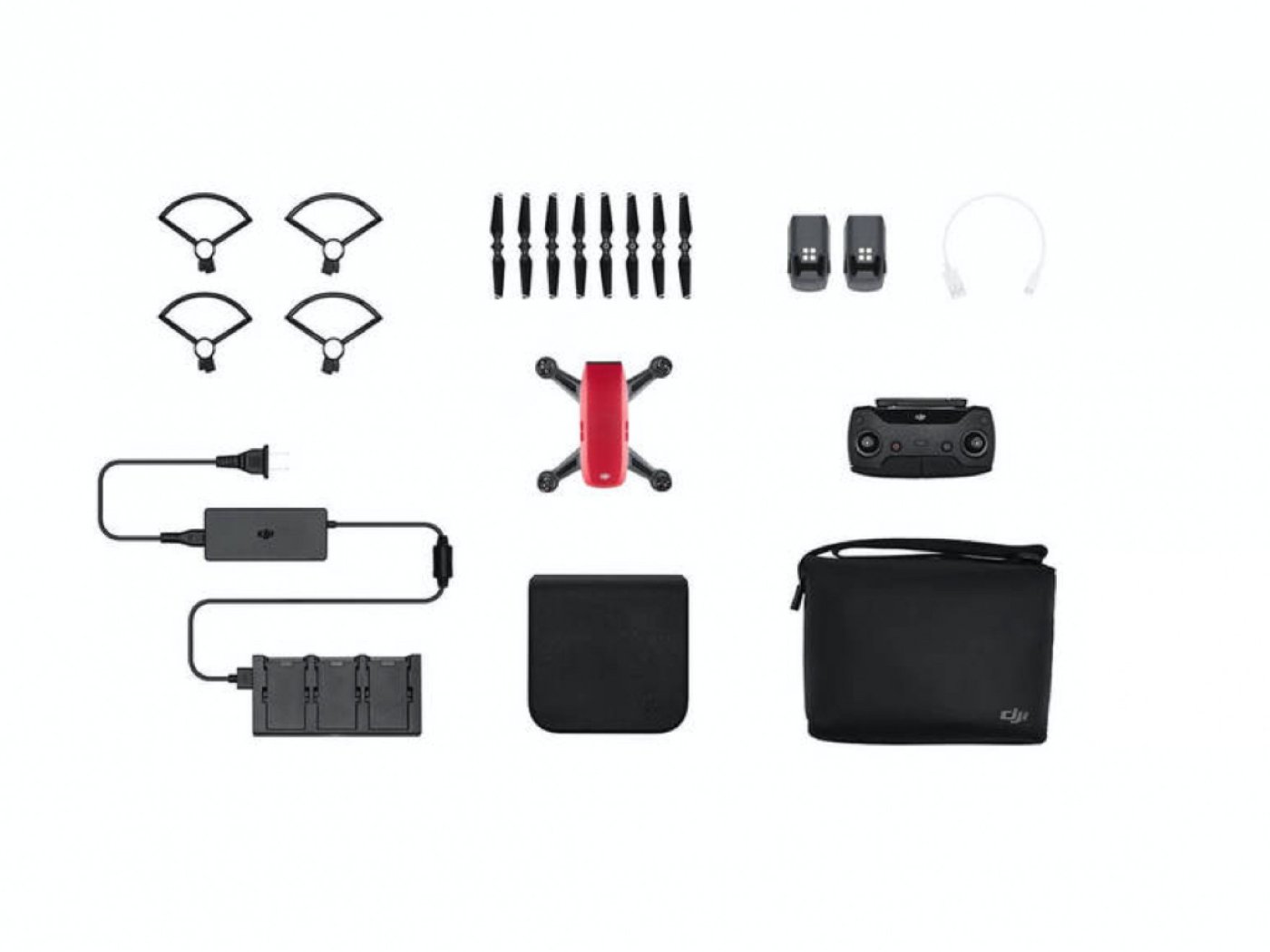 DJI Spark Fly More Combo (Lava Red)