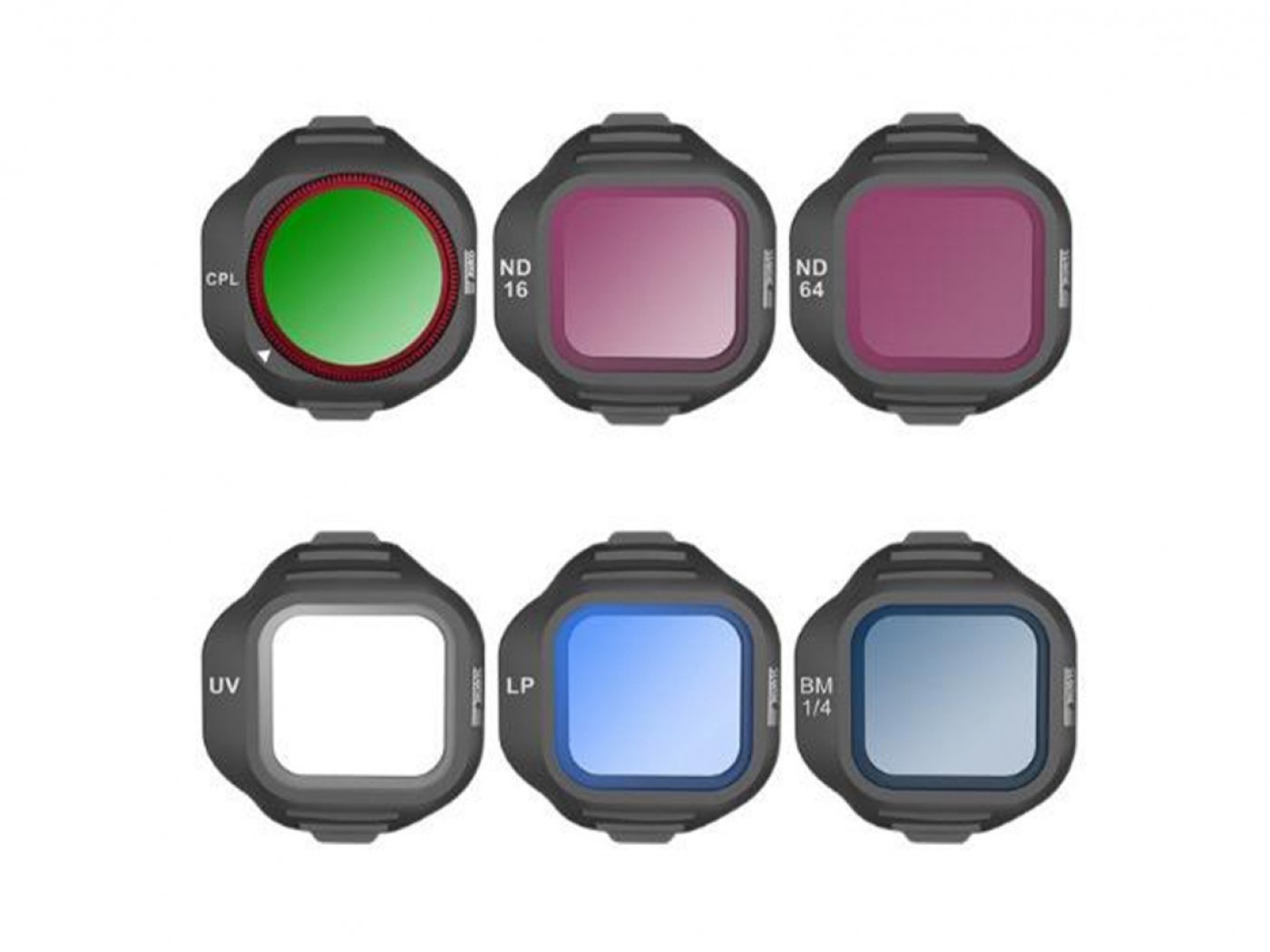 Sada filtrů na dron DJI Mini 5 Pro (CPL/ND16/ND64/UV/Black Mist/NF)