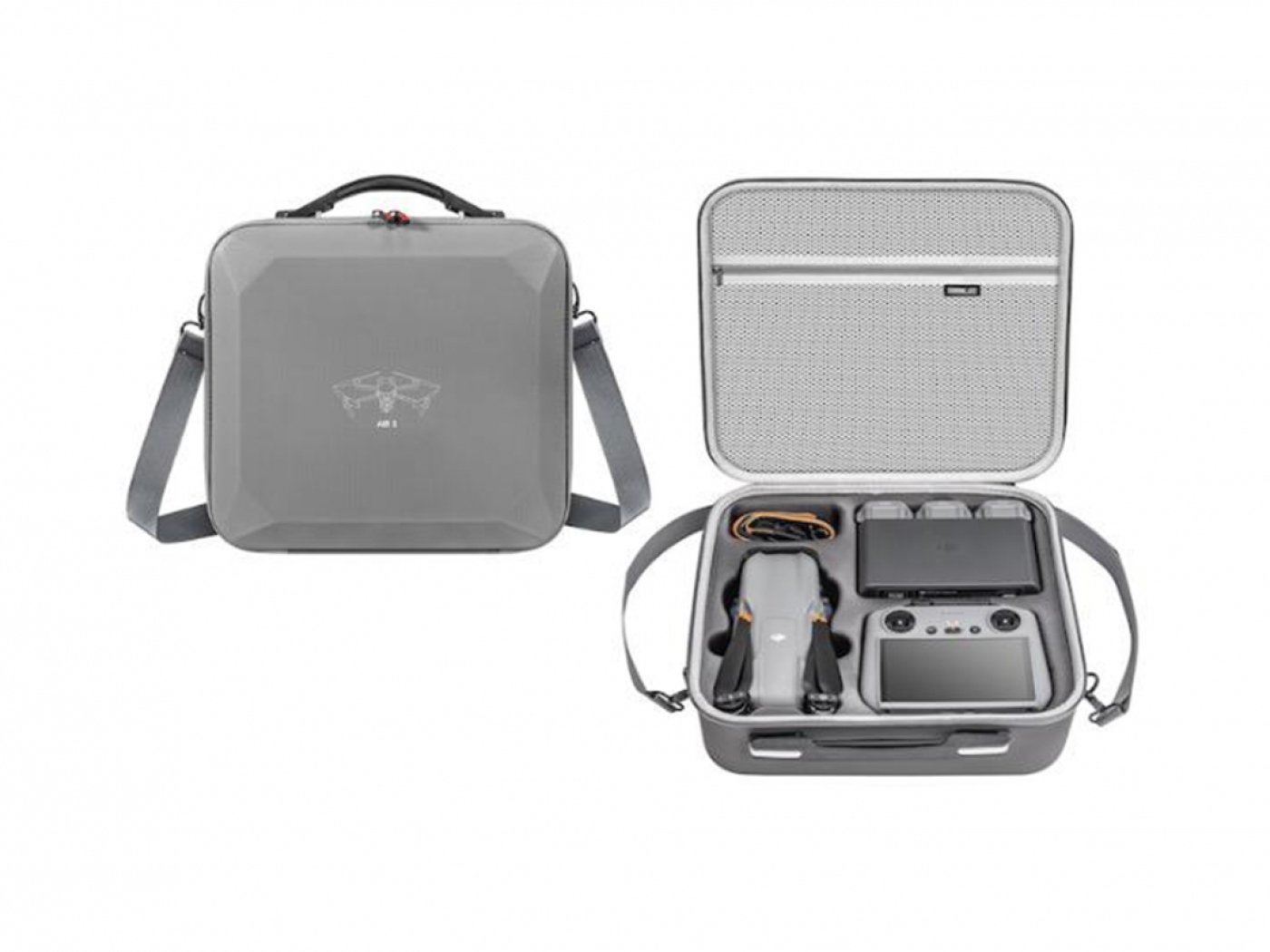 Šedé pouzdro s popruhem na dron DJI Air 3