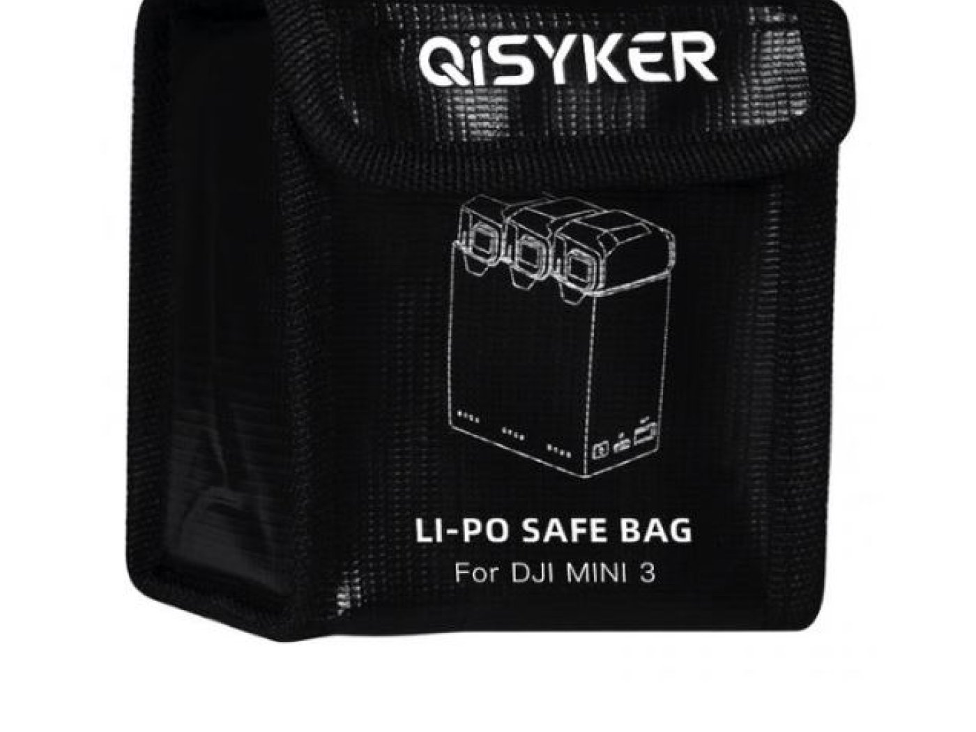 Ohnivzdorný obal na tři baterie s nabíjecí stanicí dronu DJI Mini 3 / Mini 3 Pro