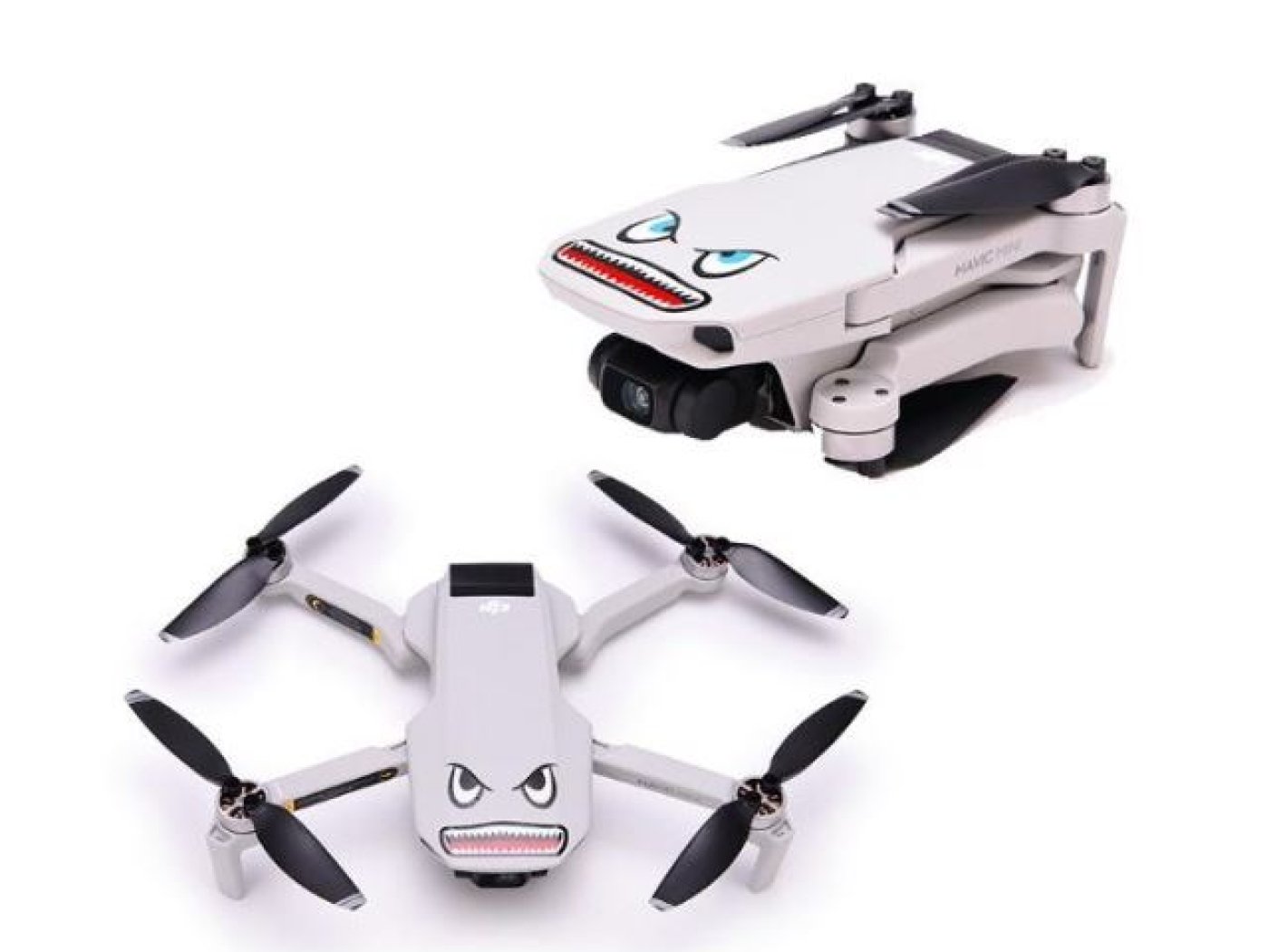 Samolepka na dron a baterie