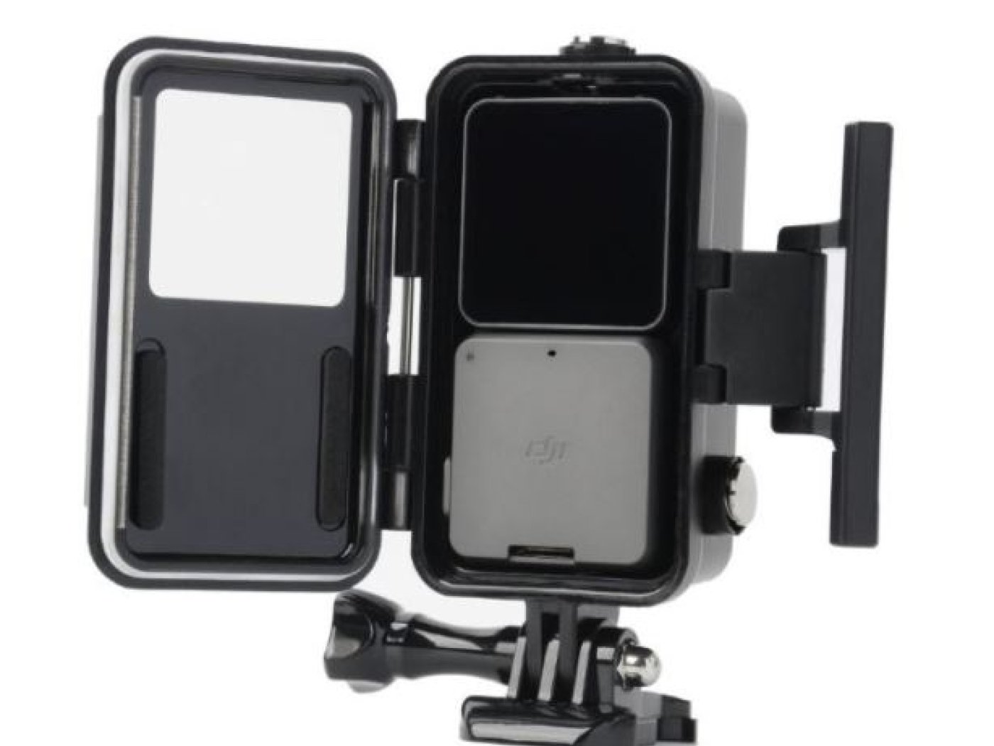 Černý voděodolný kryt do 60 metrů na DJI Action 2