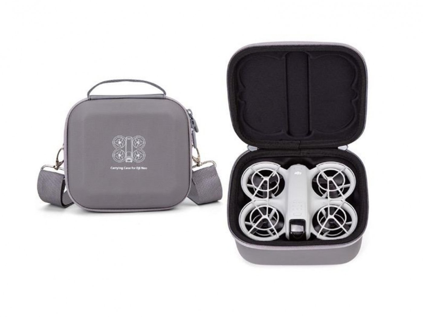 Šedé pouzdro na samotný dron DJI Neo