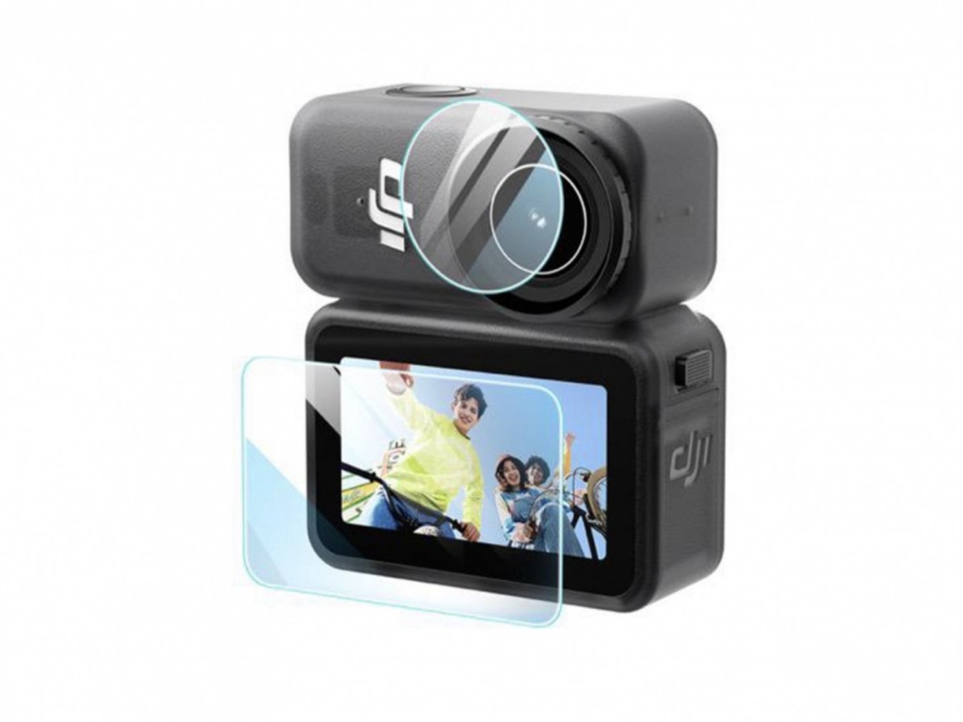 Skleněná ochrana displeje a objektivu pro kameru DJI Osmo Nano (3 sady)