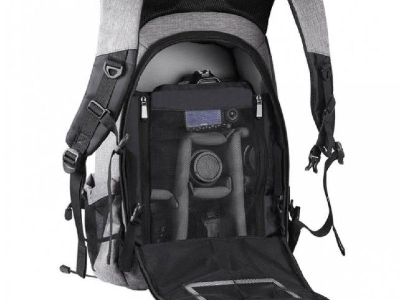 Fotobatoh se solárním panelem