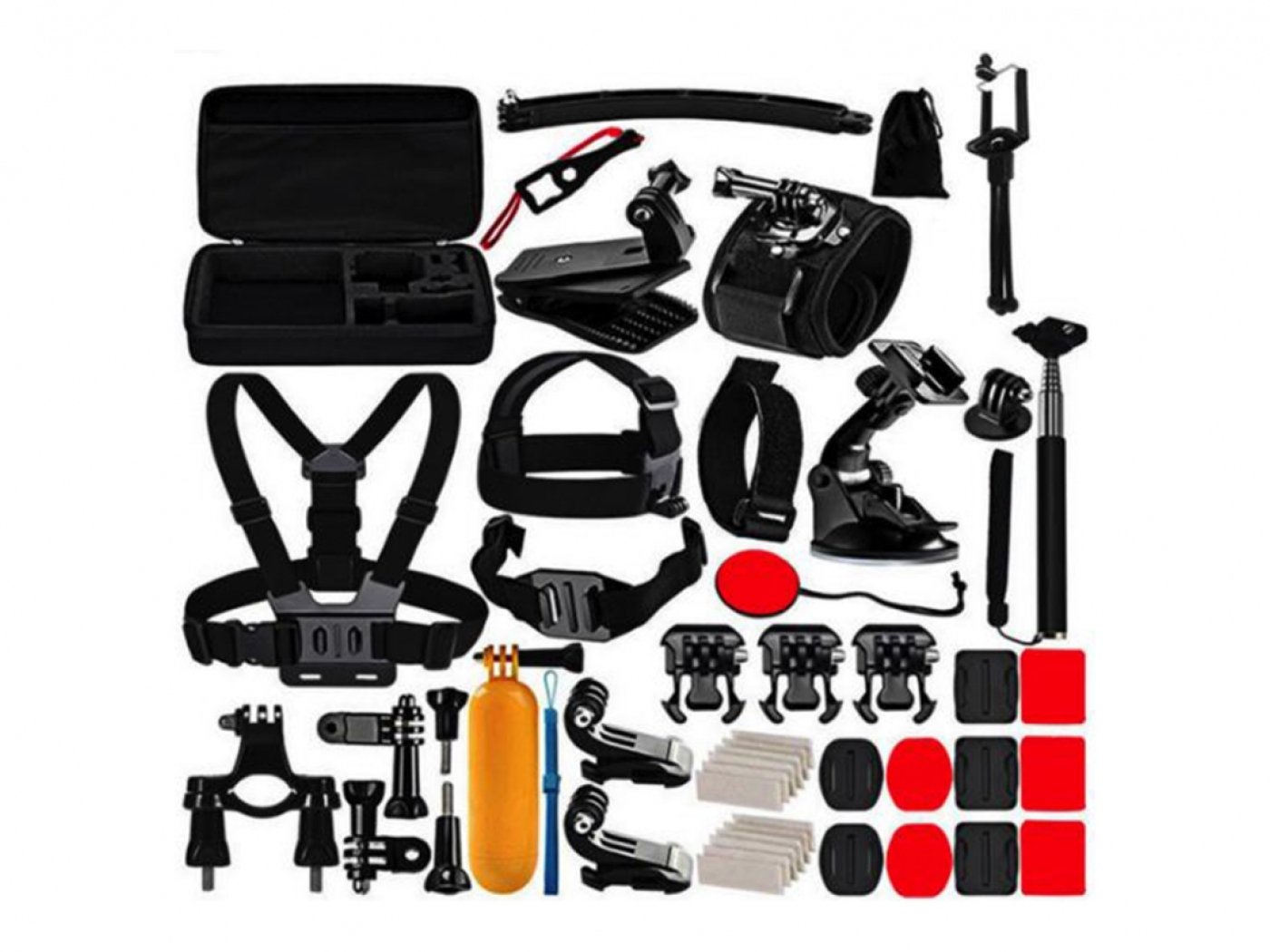 Sada příslušenství pro akční kameru (50 ks)