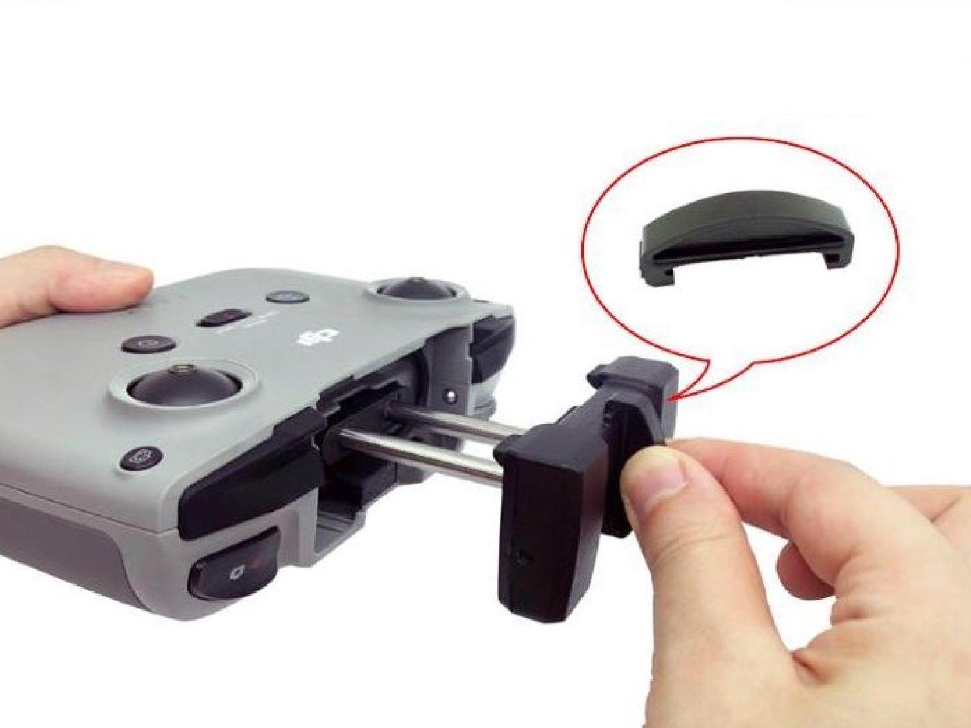 Úchyt k držáku telefonu na dálkovém ovladači