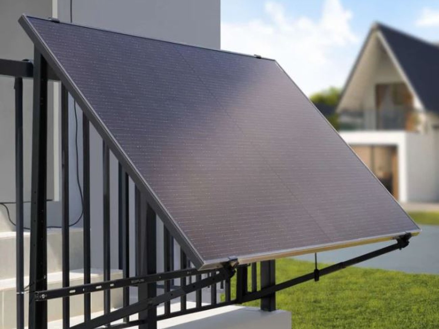 EcoFlow ocelový nastavitelný držák solárního panelu