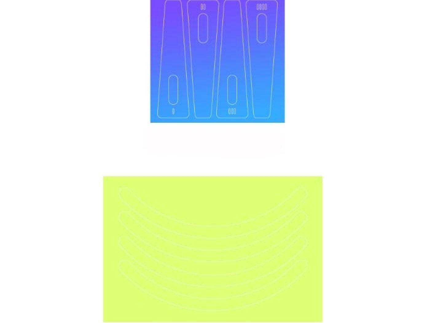 Luminiscenční samolepky na dron DJI Avata / Avata 2