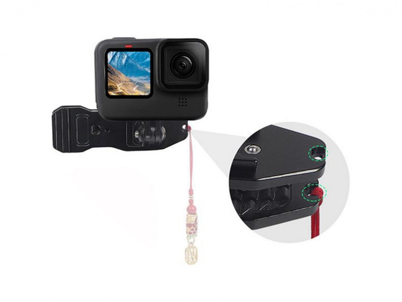 Klip na batoh pro akční kameru