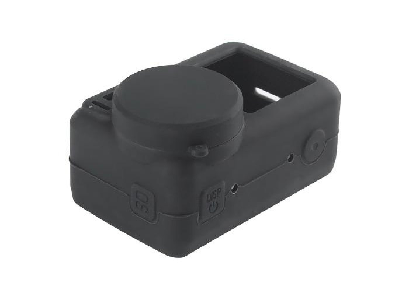 Silikonový obal s krytkou objektivu na DJI Osmo Action - modrý