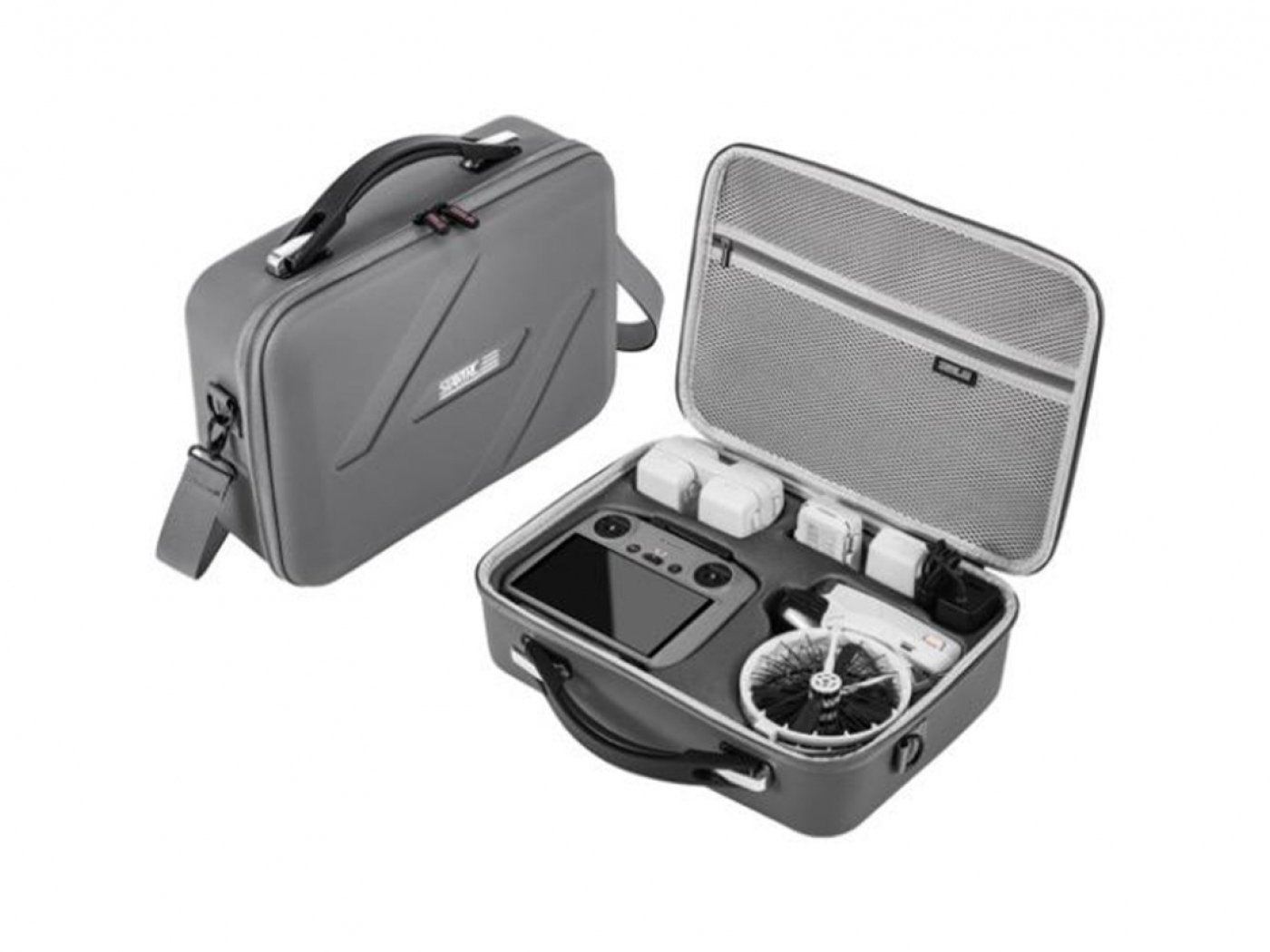 Tmavě šedé pouzdro na dron DJI Flip