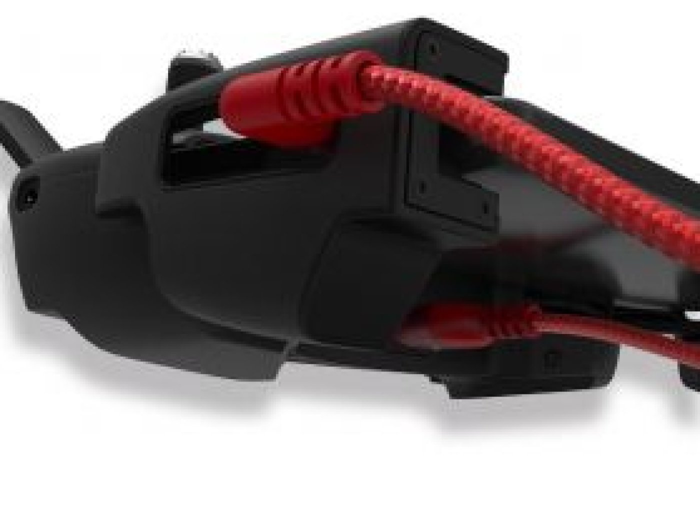 Kabel microUSB/USB-A - 30 cm - červený