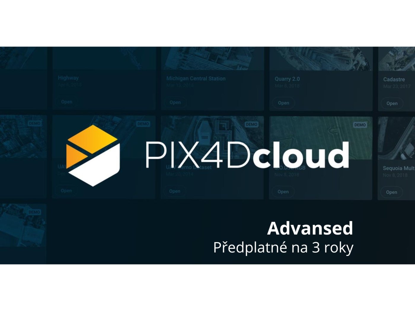 PIX4Dcloud Advansed - předplatné na 3 roky