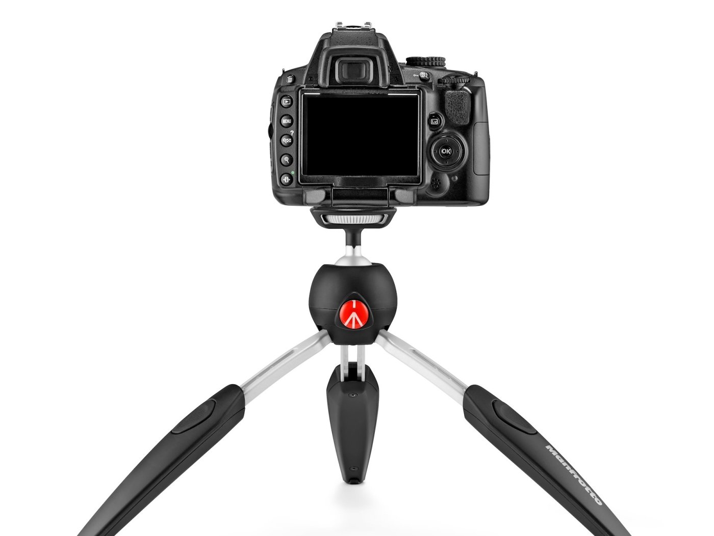 Manfrotto PIXI EVO mini stativ na DJI Osmo Action nebo fotoaparát - černý