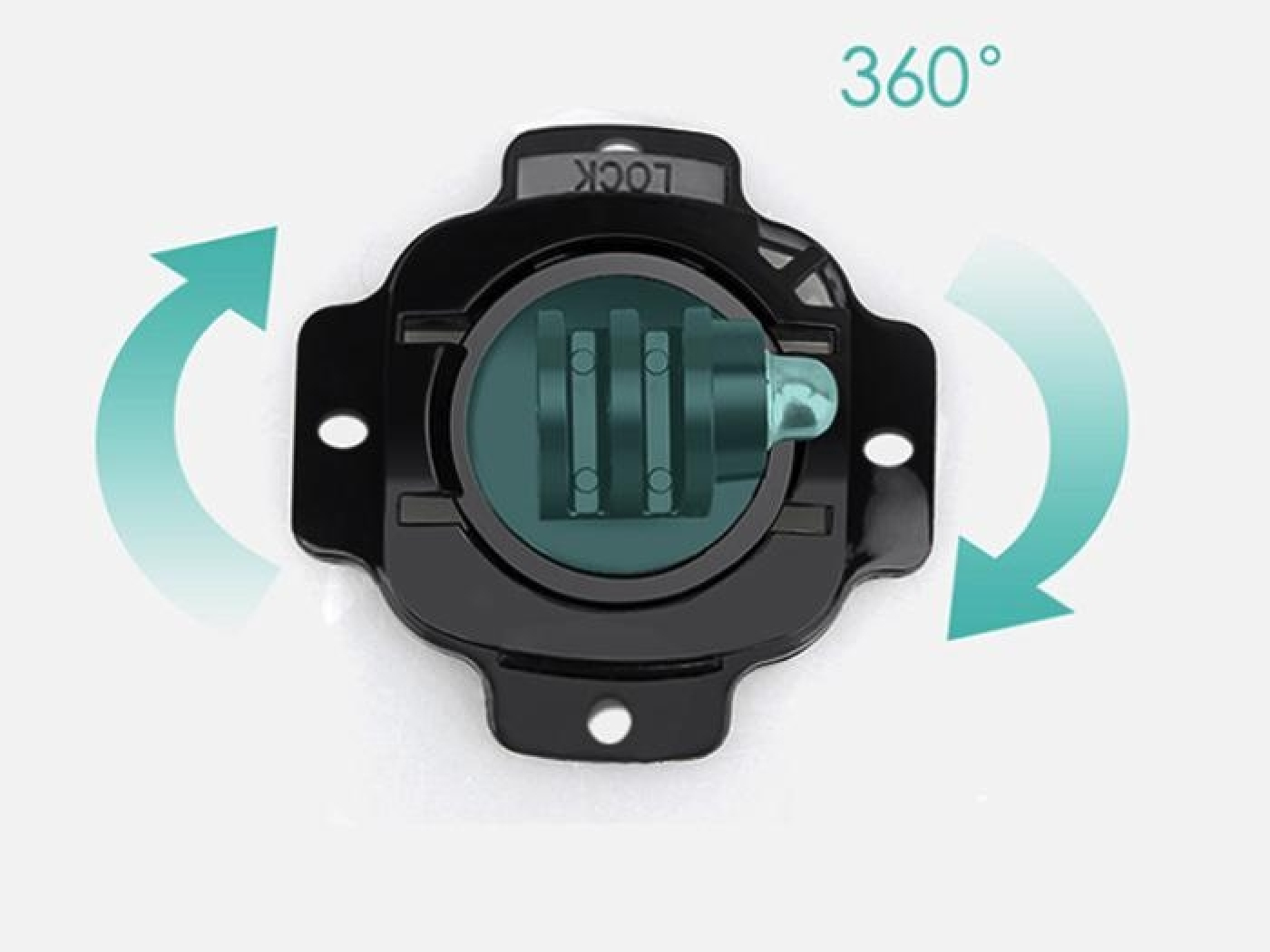 360° držák na helmu pro akční kamery