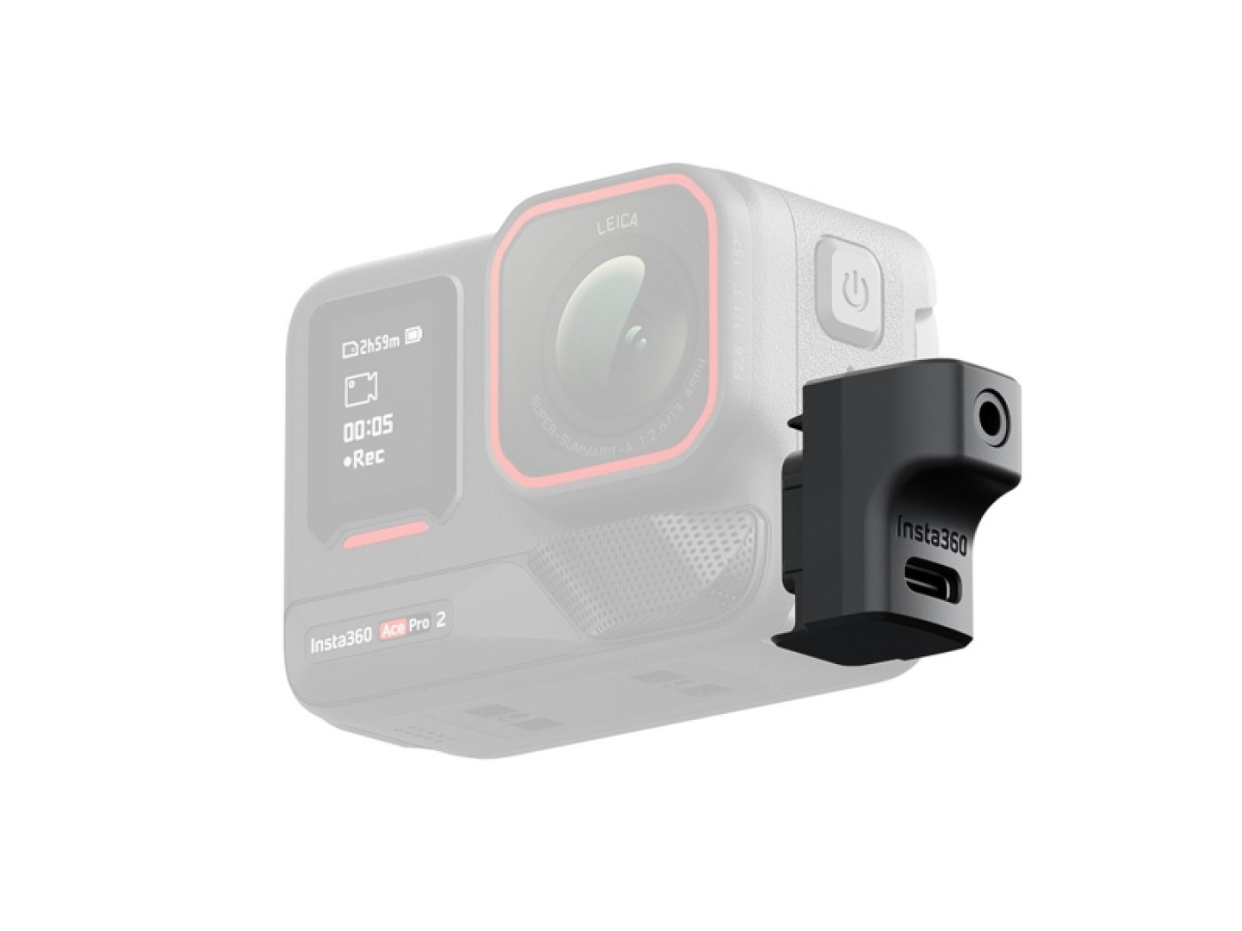 Adaptér pro mikrofon ke kameře Insta360 Ace / Ace Pro / Ace Pro 2