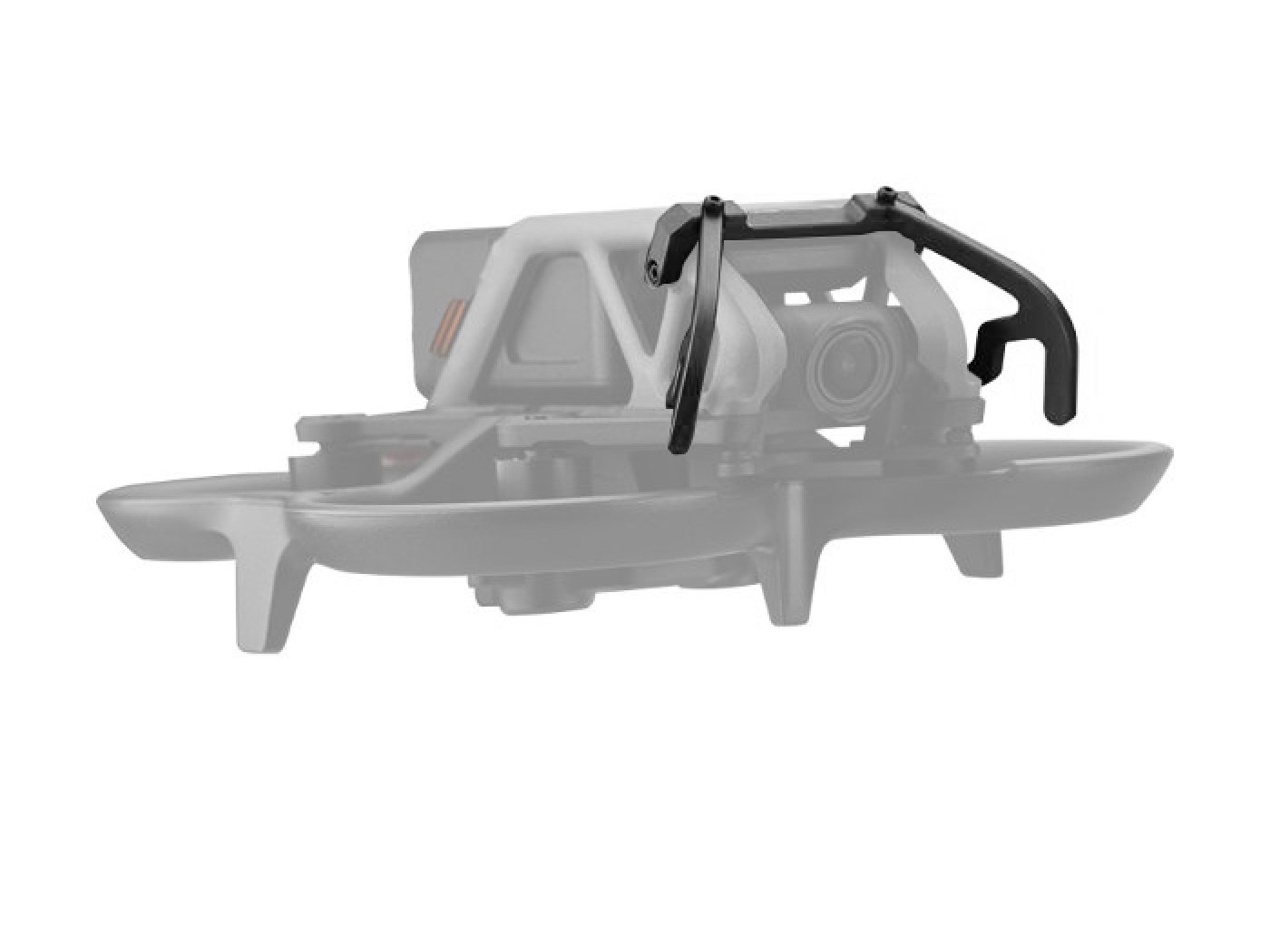 Černý CNC nárazník na dron DJI Avata