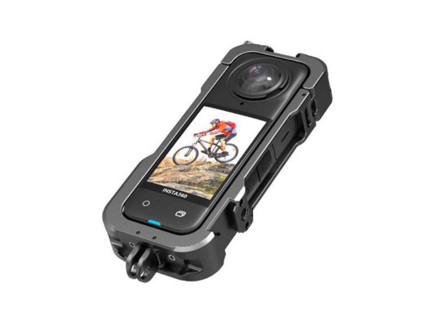 Rám a ochrana objektivu z hliníkové slitiny na kameru Insta360 X4