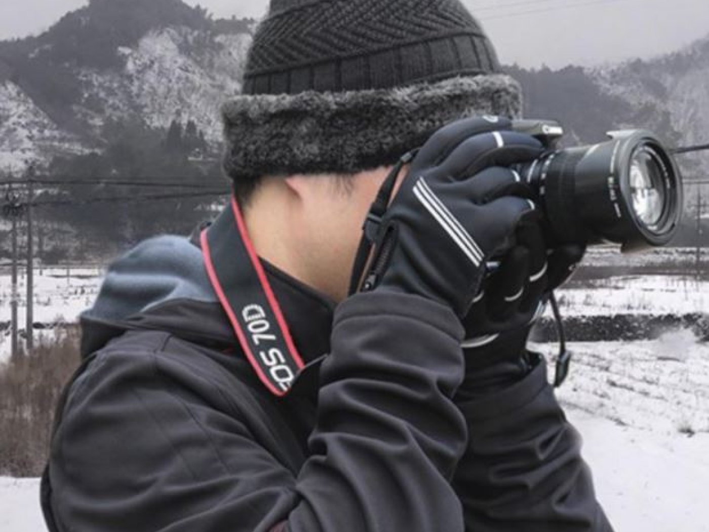 Zateplené fotografické rukavice (XL)