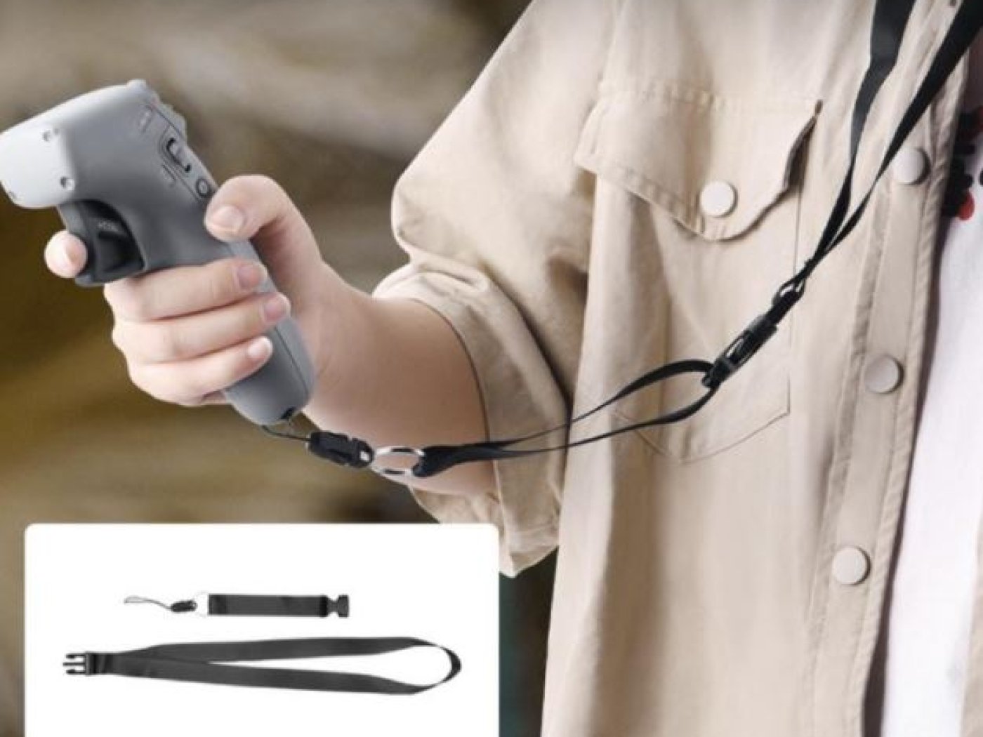 Popruh na krk a zápěstí k DJI Motion Controller
