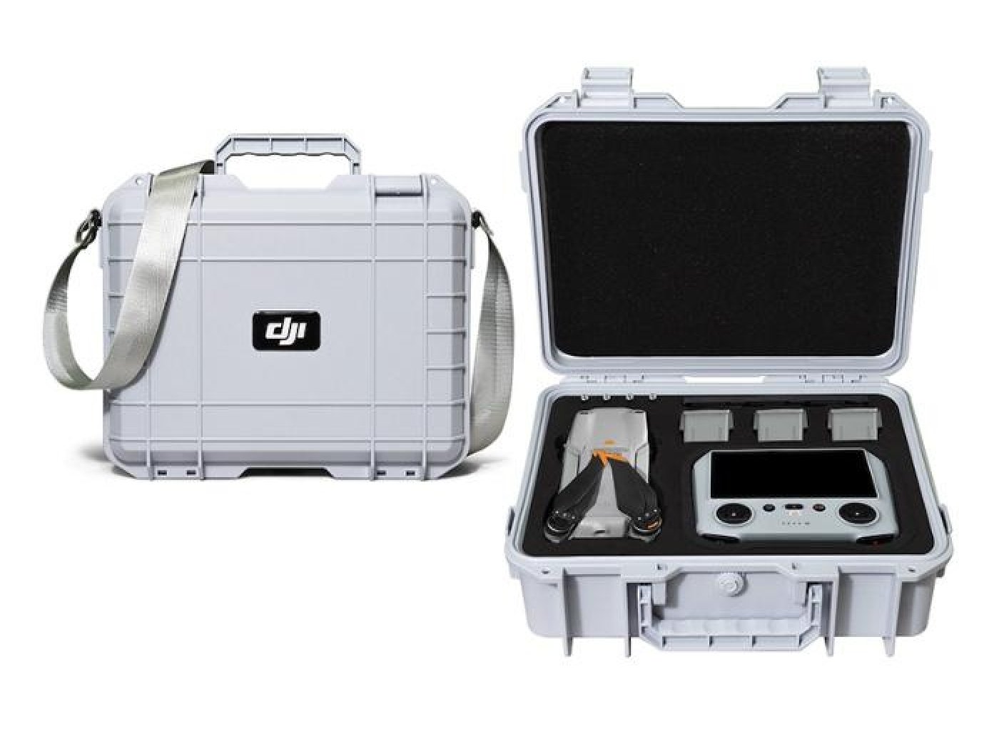 Bílý odolný kufr na dron DJI Mavic Air 2 / Air 2S