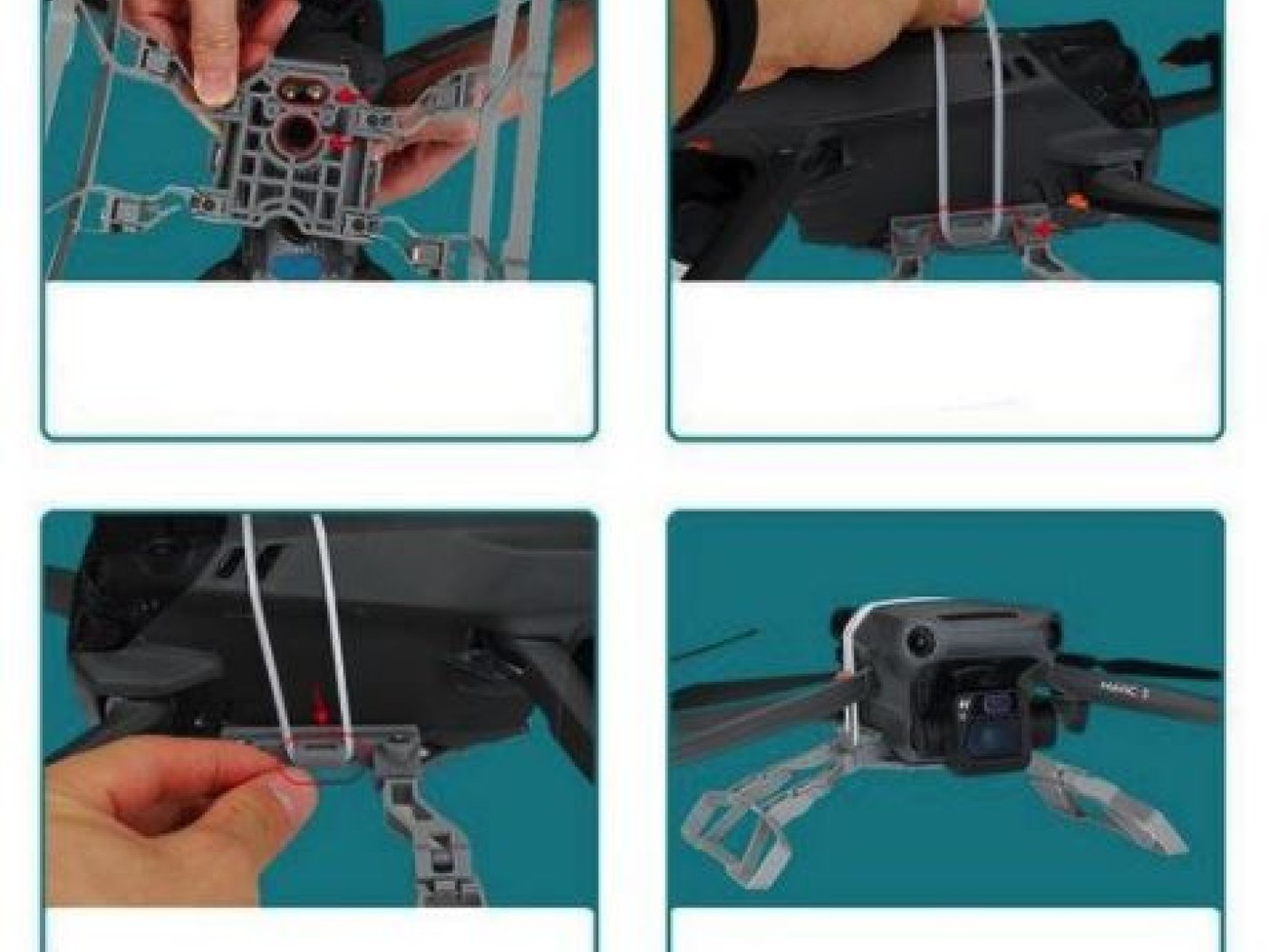 Zvýšený přistávací podvozek s plováky na DJI Mavic 3 / Mavic 3 Classic