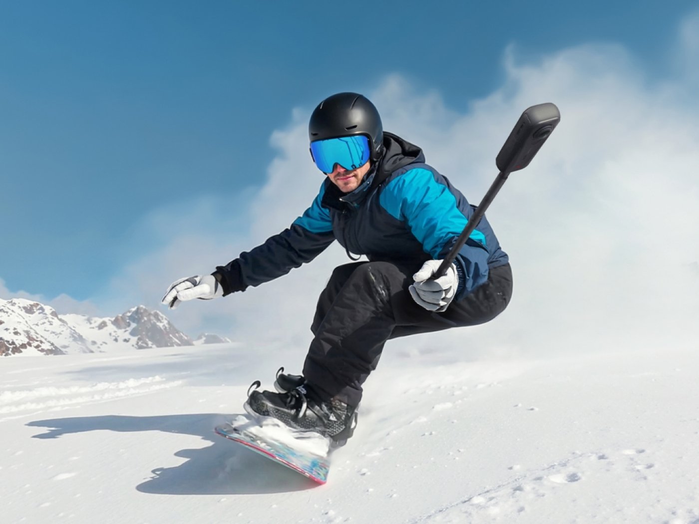 Akční kamera Insta360 X4 Air Starter Bundle - černá