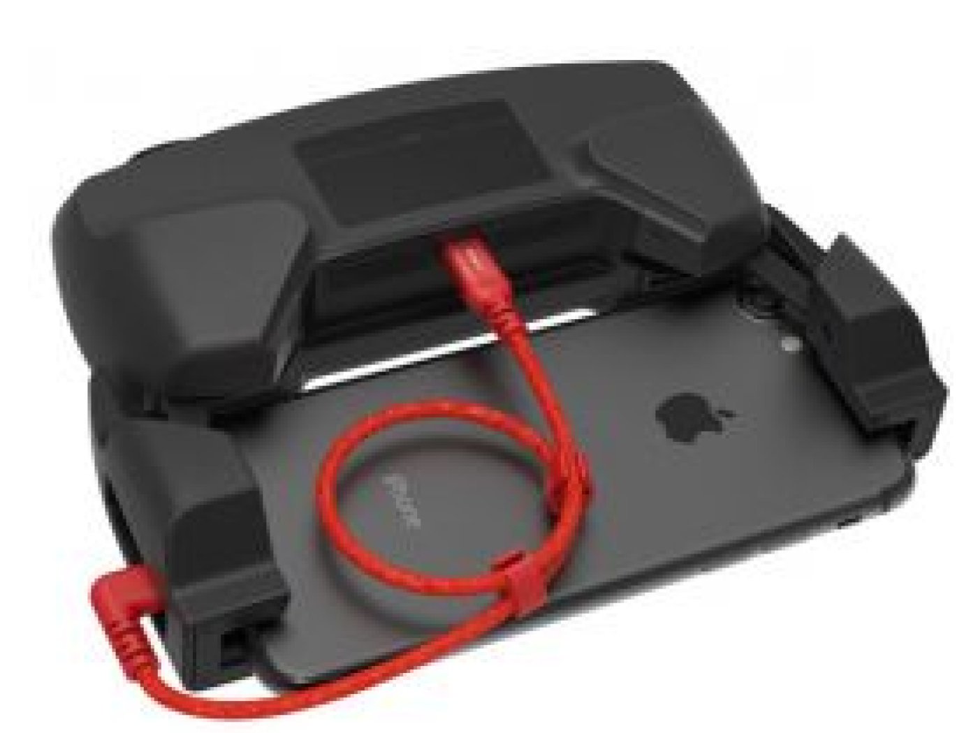 Kabel lightning/microUSB rovný - 30cm pro dron DJI Spark a Mavic series - šedý