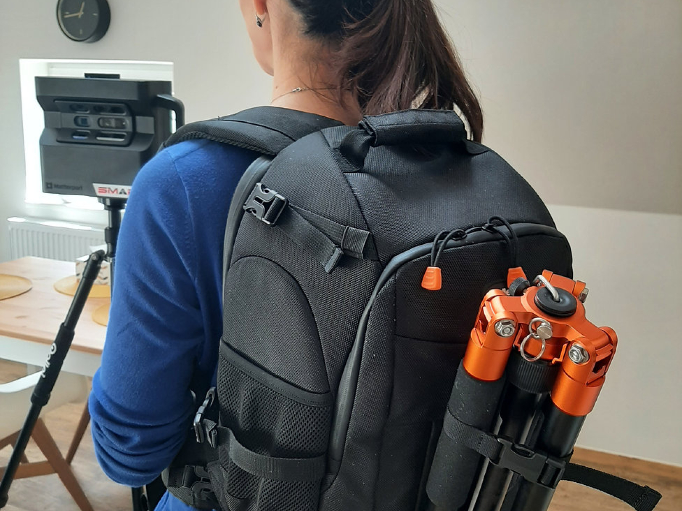 Batoh Rollei pro LiDAR kameru Matterport Pro 3