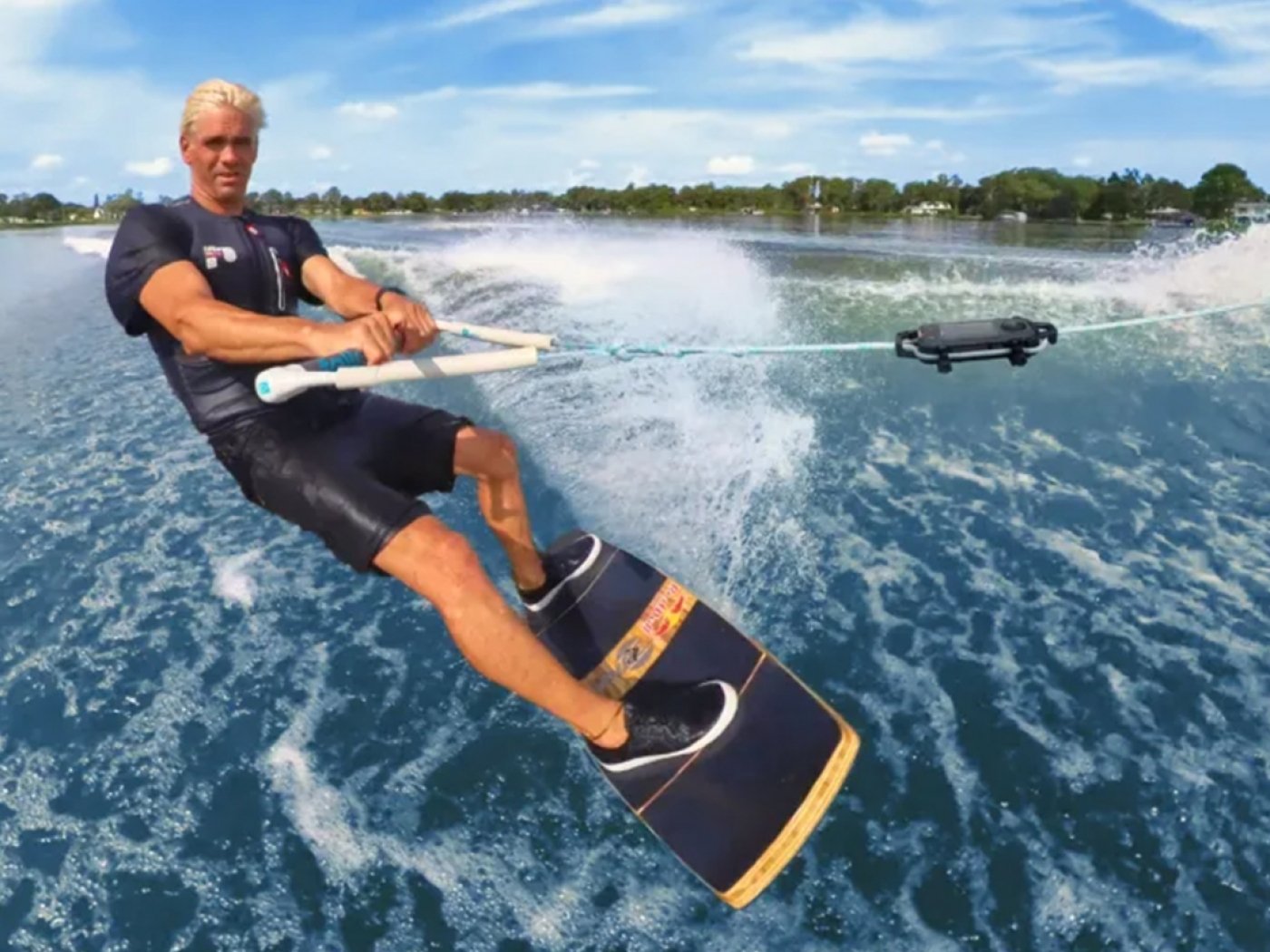 Držák na lano pro vodní sporty na kameru Insta360 X3