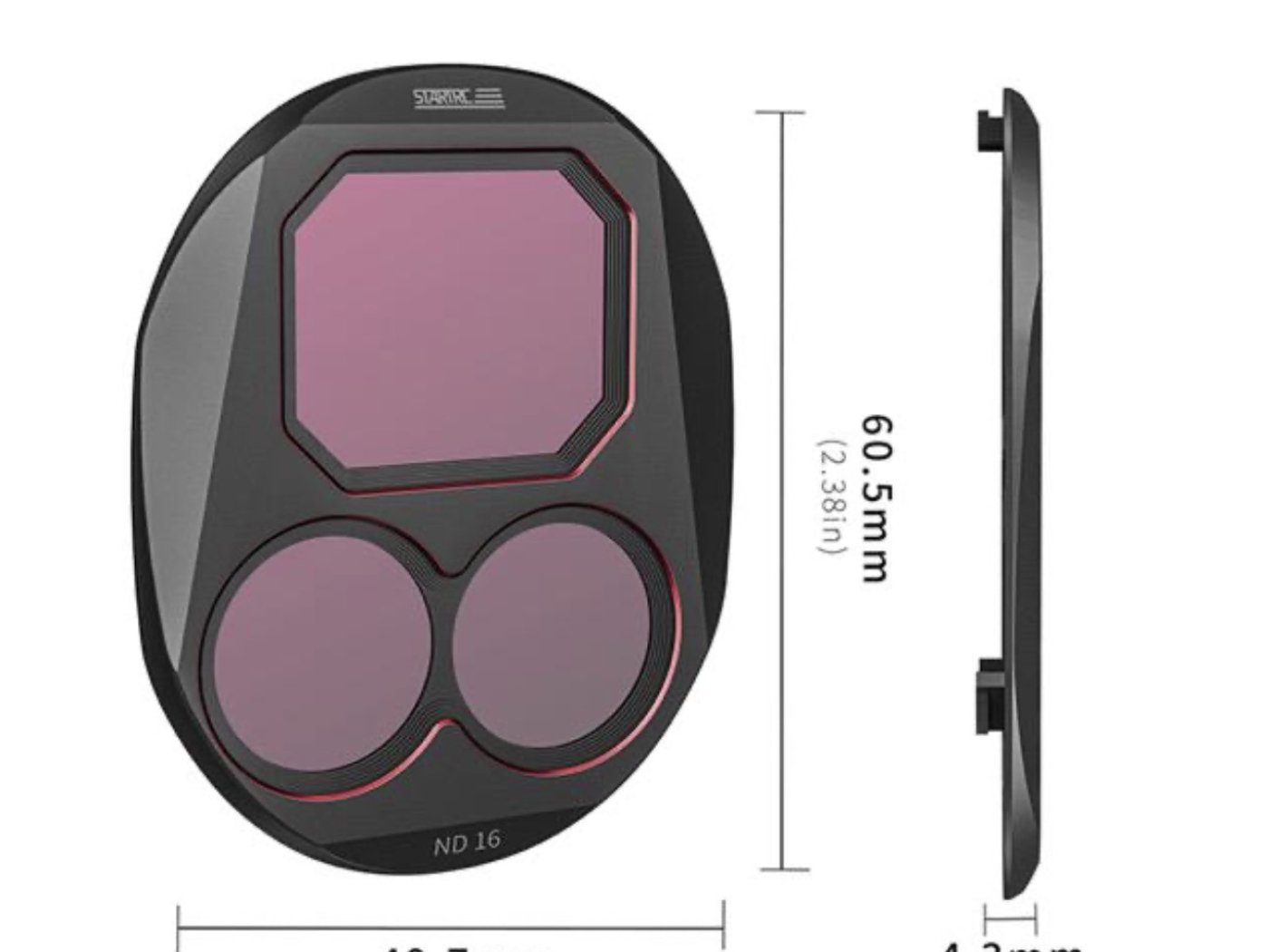 Sada filtrů Startrc Pack 4 pro DJI Mavic 4 Pro (ND8/16/32/64)