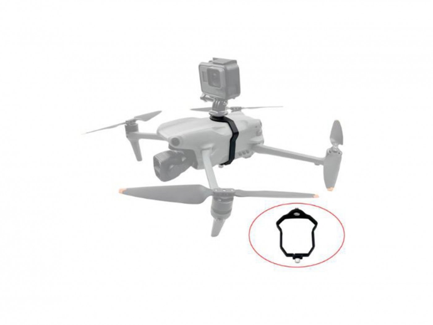 Adaptér pro připojení akční kamery na dron DJI Air 3