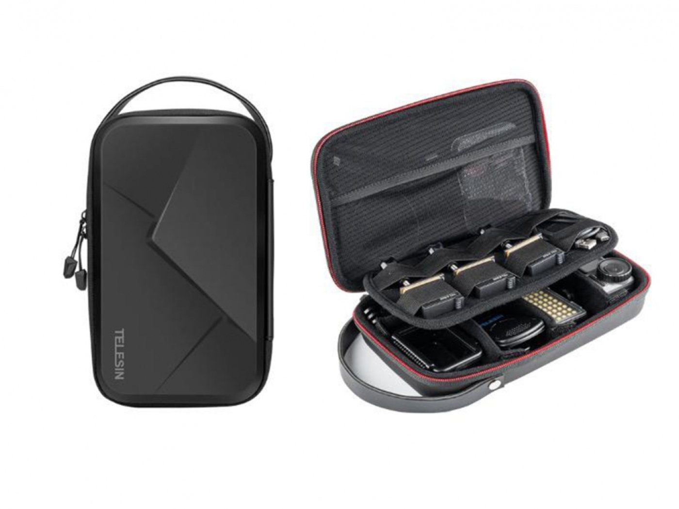 Pouzdro na akční kameru s nastavitelným vnitřkem