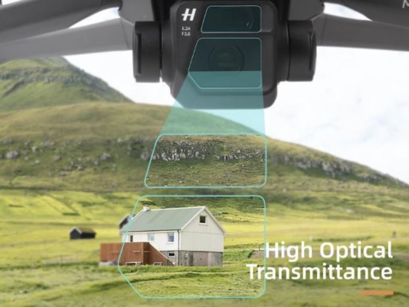 Ochranné sklo na objektiv DJI Mavic 3 (2 páry)