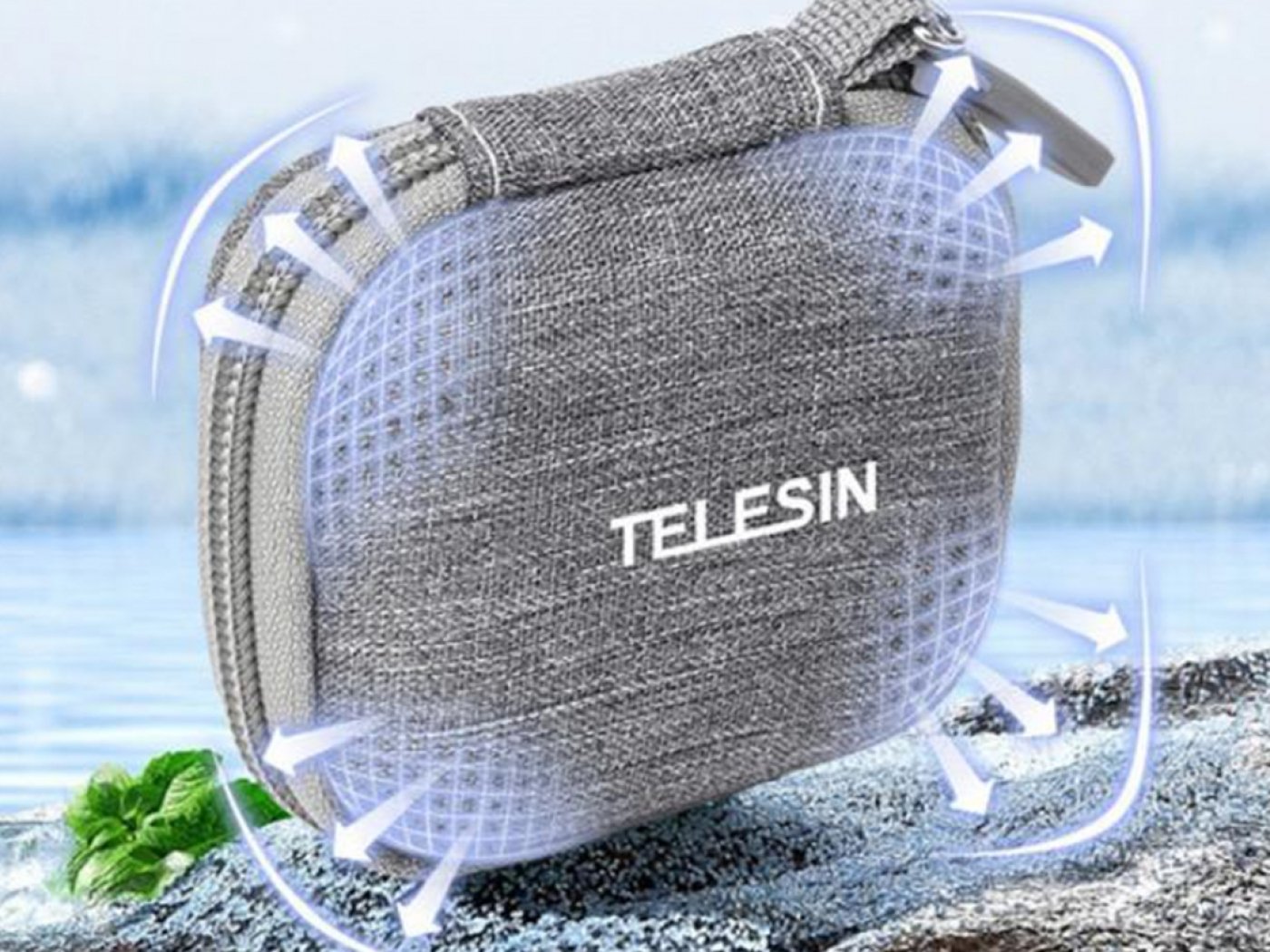 Šedé mini pouzdro na kameru Insta360 GO 3