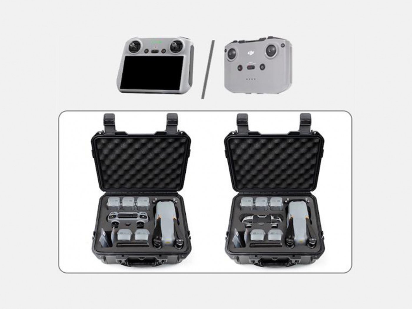 Černý ohnivzdorný kufr na dron DJI Air 3