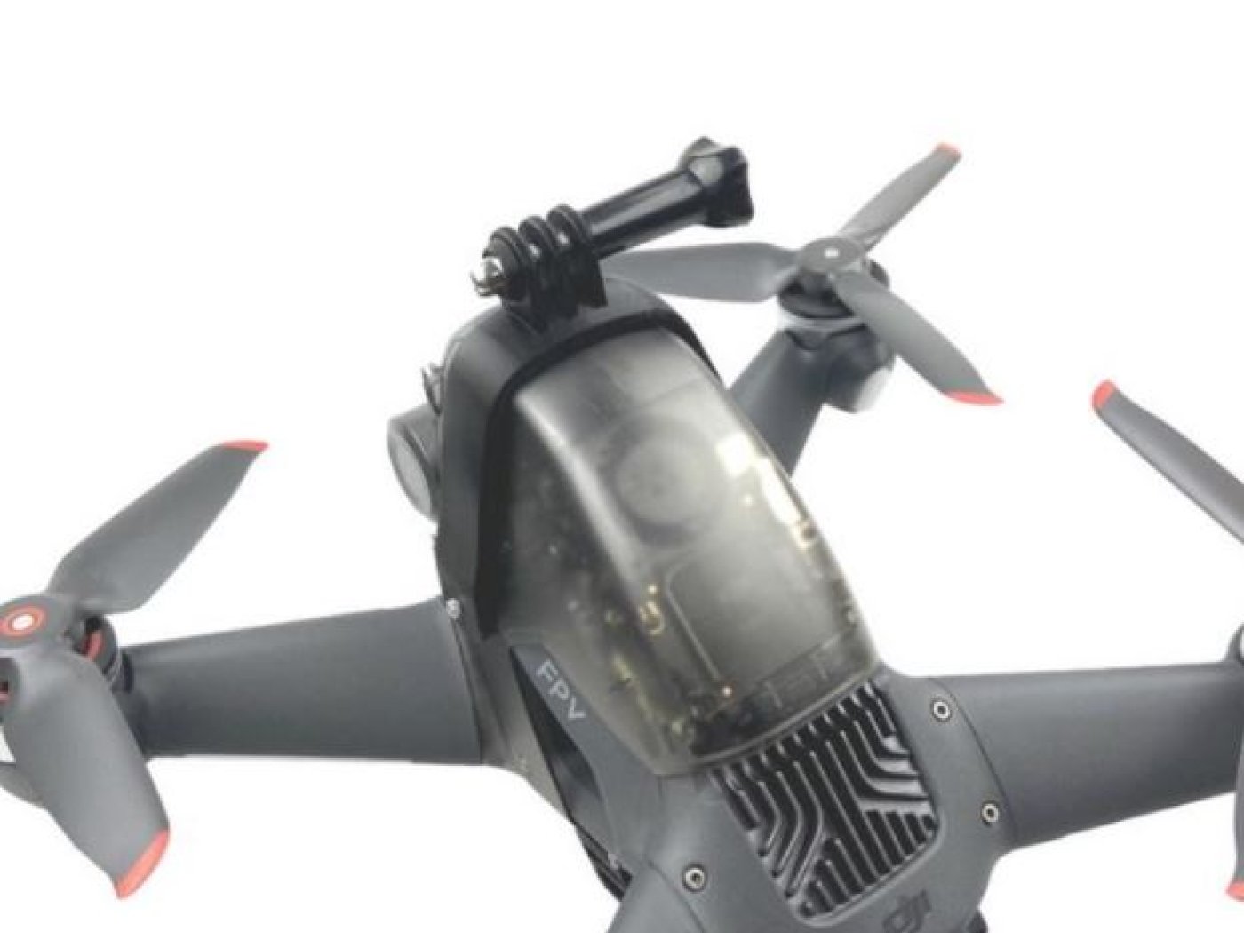 Adaptér pro připojení akční kamery na DJI FPV závodní dron