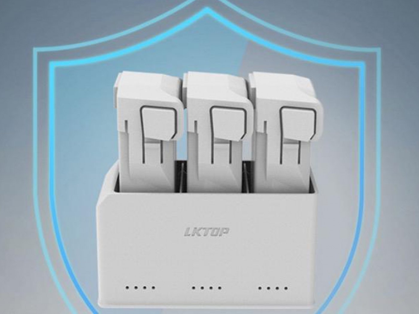 Dvoucestný nabíjecí hub s LED světlem 3v1 pro dron DJI Mini 3 Pro / DJI Mini 4 Pro